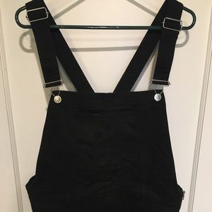 H&M Overalls, black skinny leg with cargo pockets